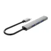 Hub USB-C Orico AH-13 stacja dokująca 1x USB-A 3.0 + 3x USB-A 2.0 - szary